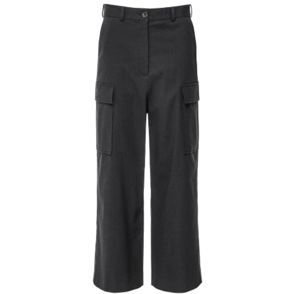 Lauren Ralph Lauren Wool Wide Leg Cargo Pant
